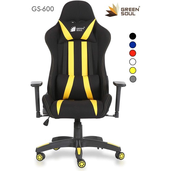 Green Soul GS-600 Beast Series Gaming Chair (Black & Yellow)